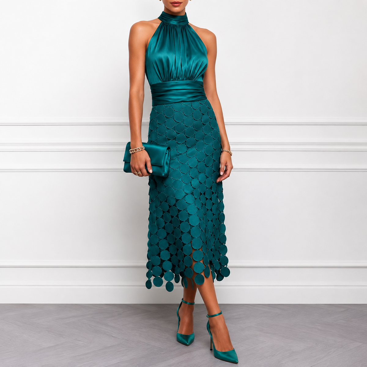 Celia  | Vestido midi elegante