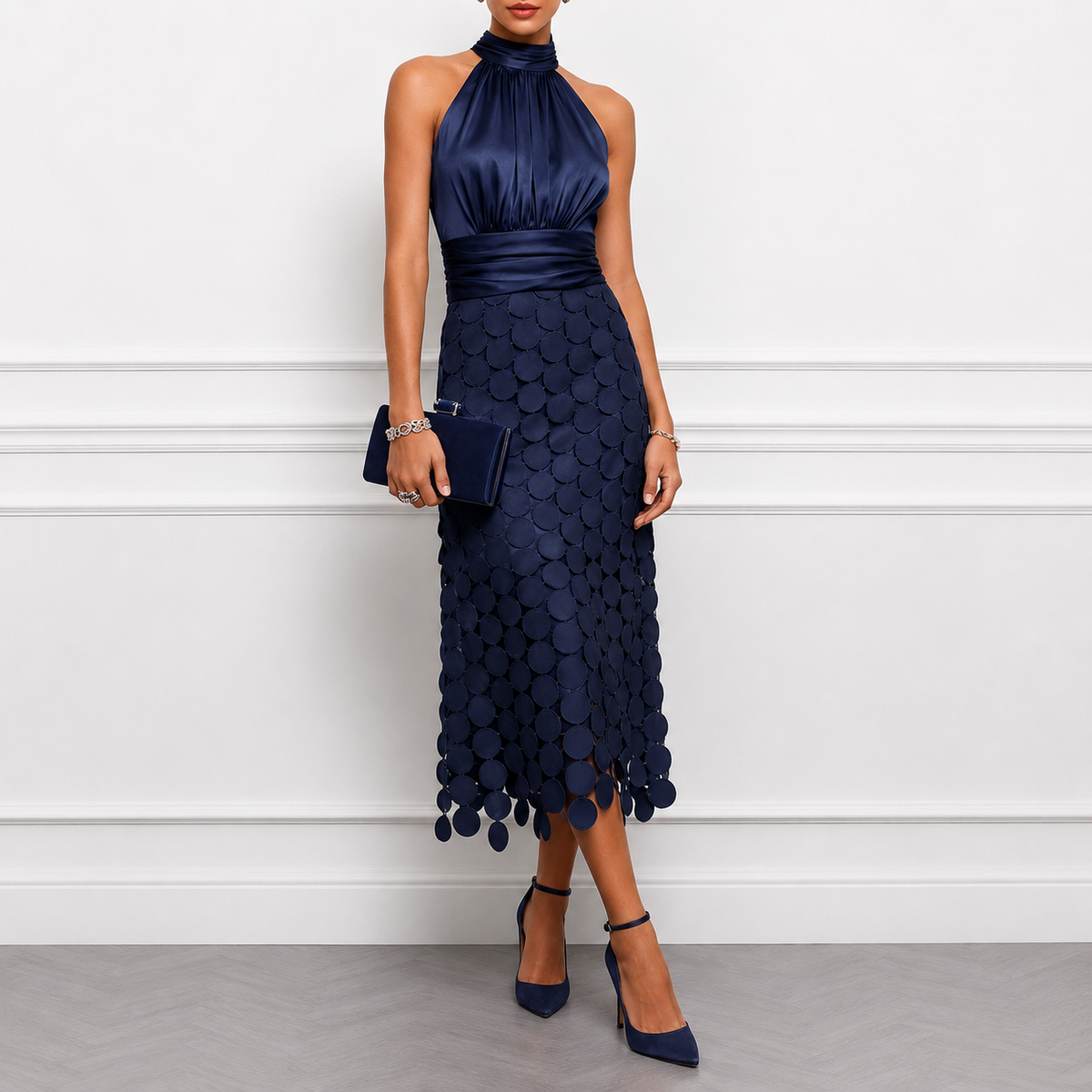 Celia  | Vestido midi elegante