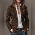 Estelle | Blazer Jacquard Cachemira Ajustado