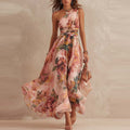 Aurora — Vestido Floral Asimétrico