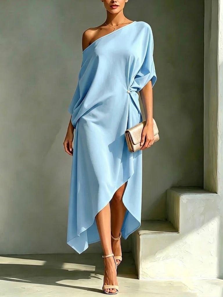 Camila — Vestido Asimétrico Elegante