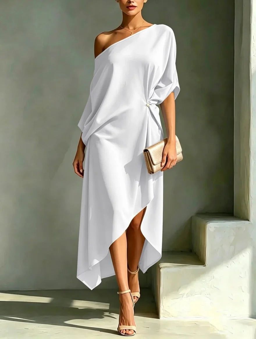 Camila — Vestido Asimétrico Elegante
