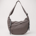 Chiara, bolso de hombro gris de nylon