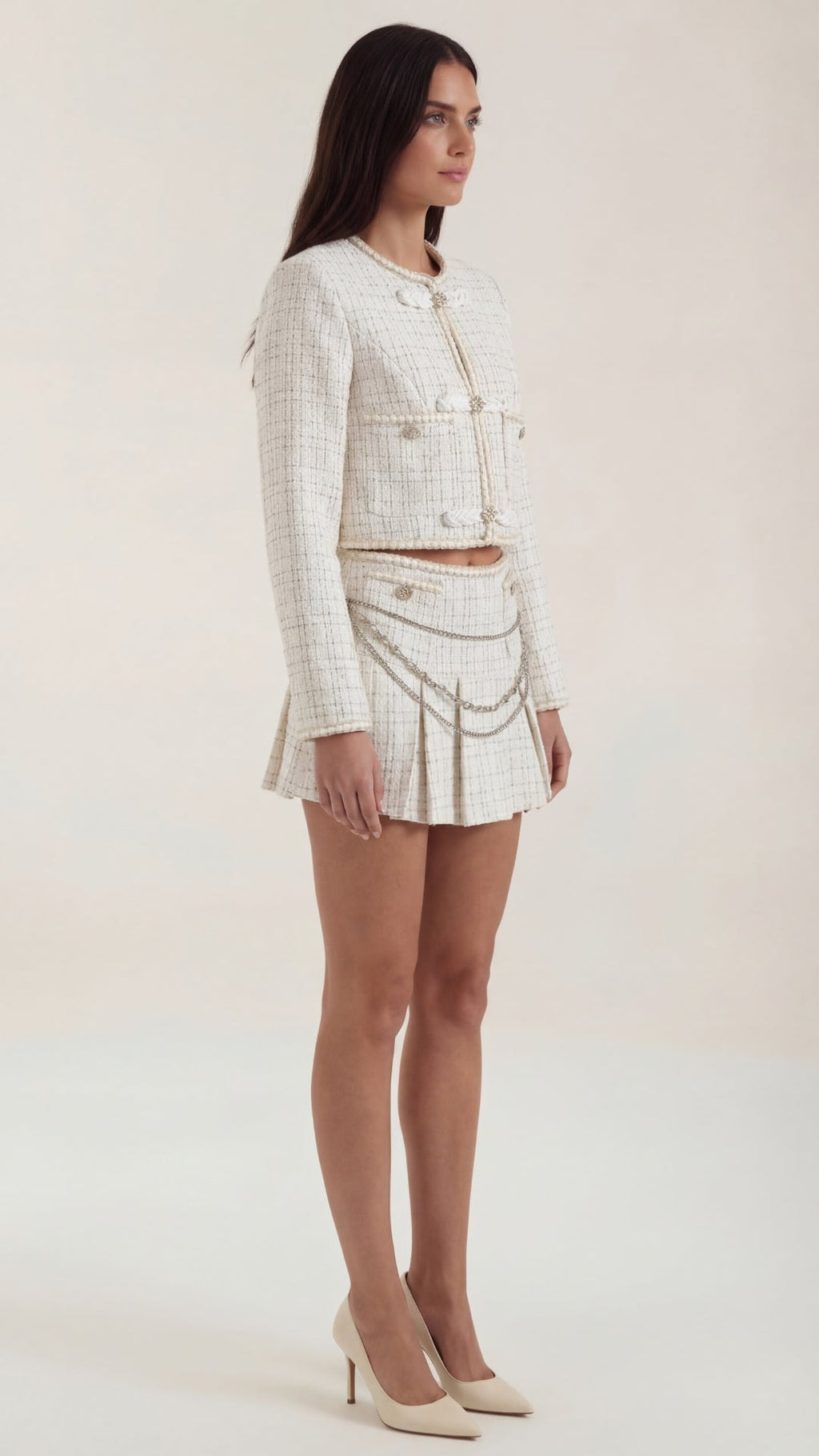 Doris Tweed Skirt Set