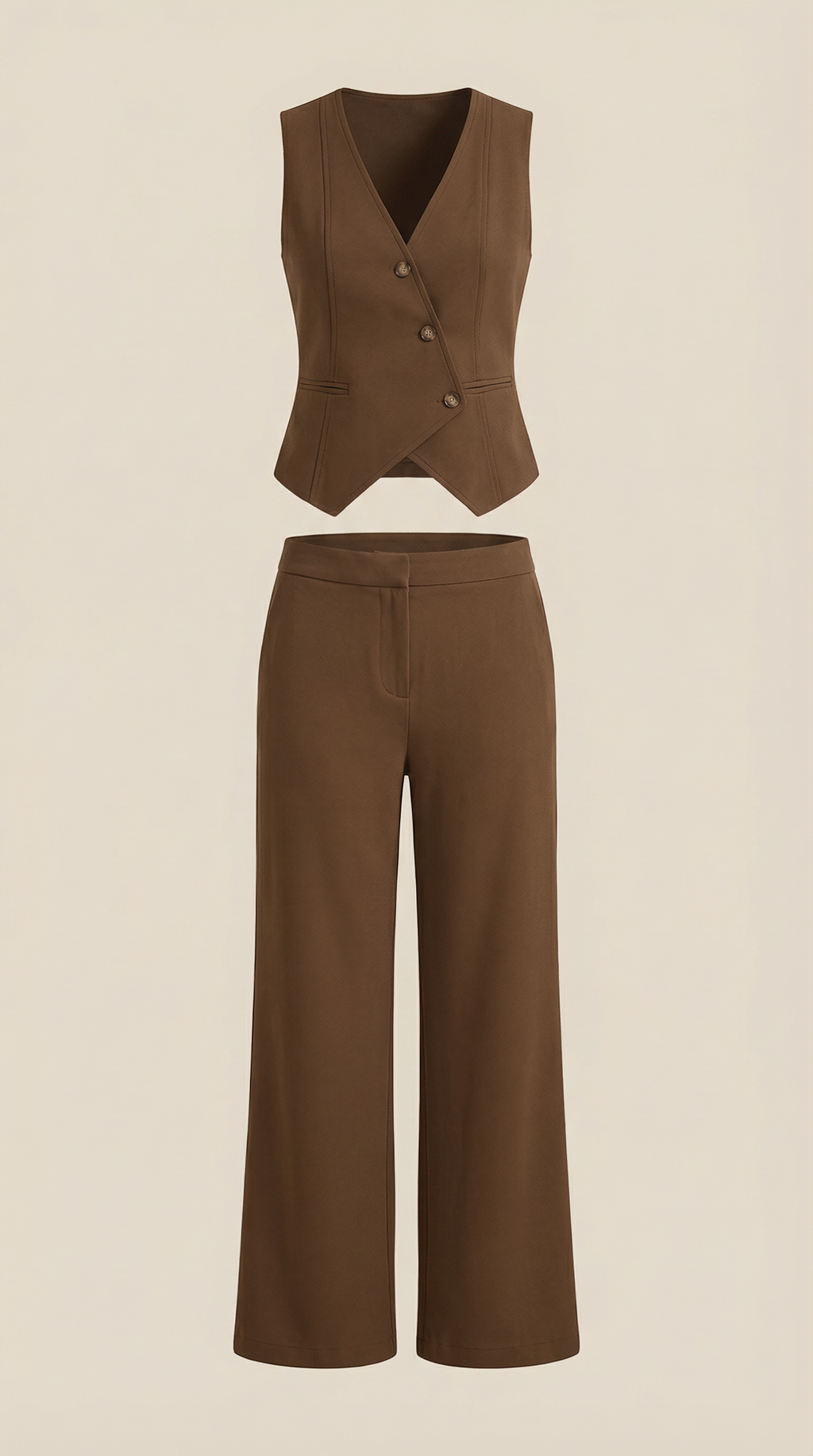 Elise | Traje elegante de dos piezas con escote en V para mujer