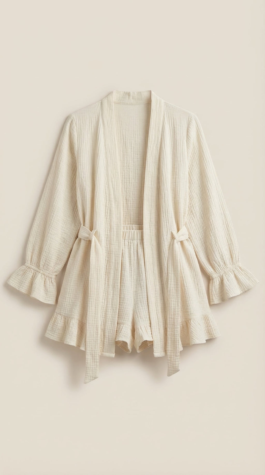 Conjunto de vestido mini cruzado Rebekah
