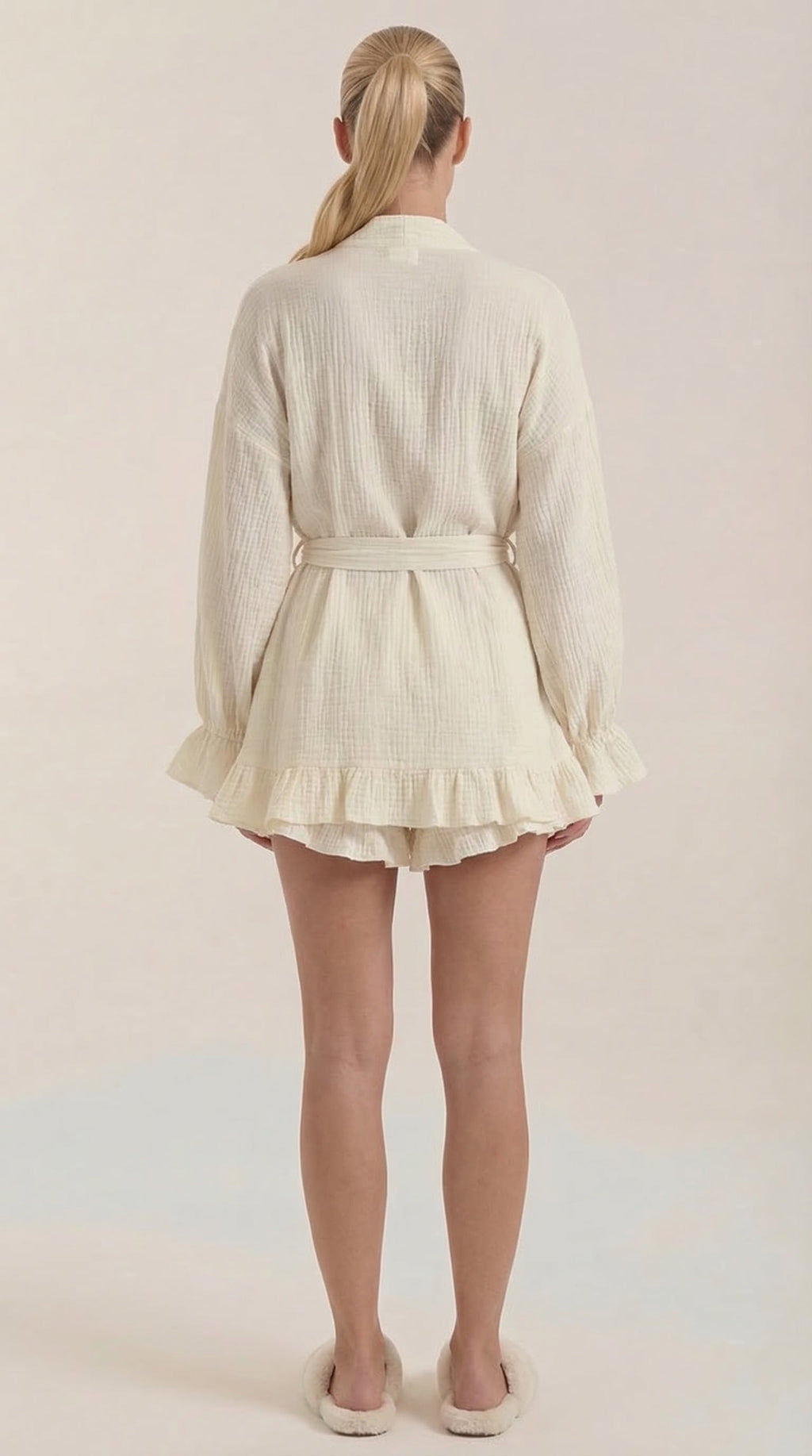 Conjunto de vestido mini cruzado Rebekah