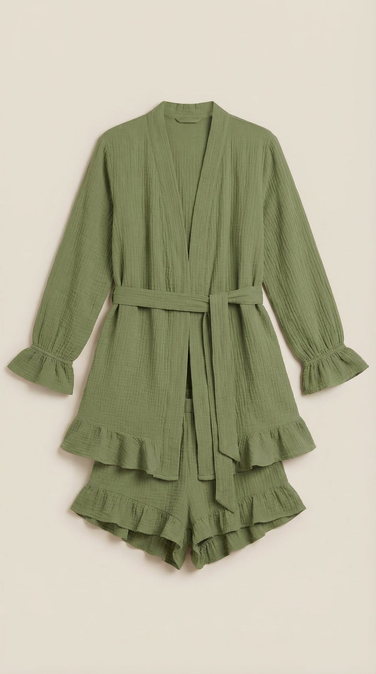 Conjunto de vestido mini cruzado Rebekah