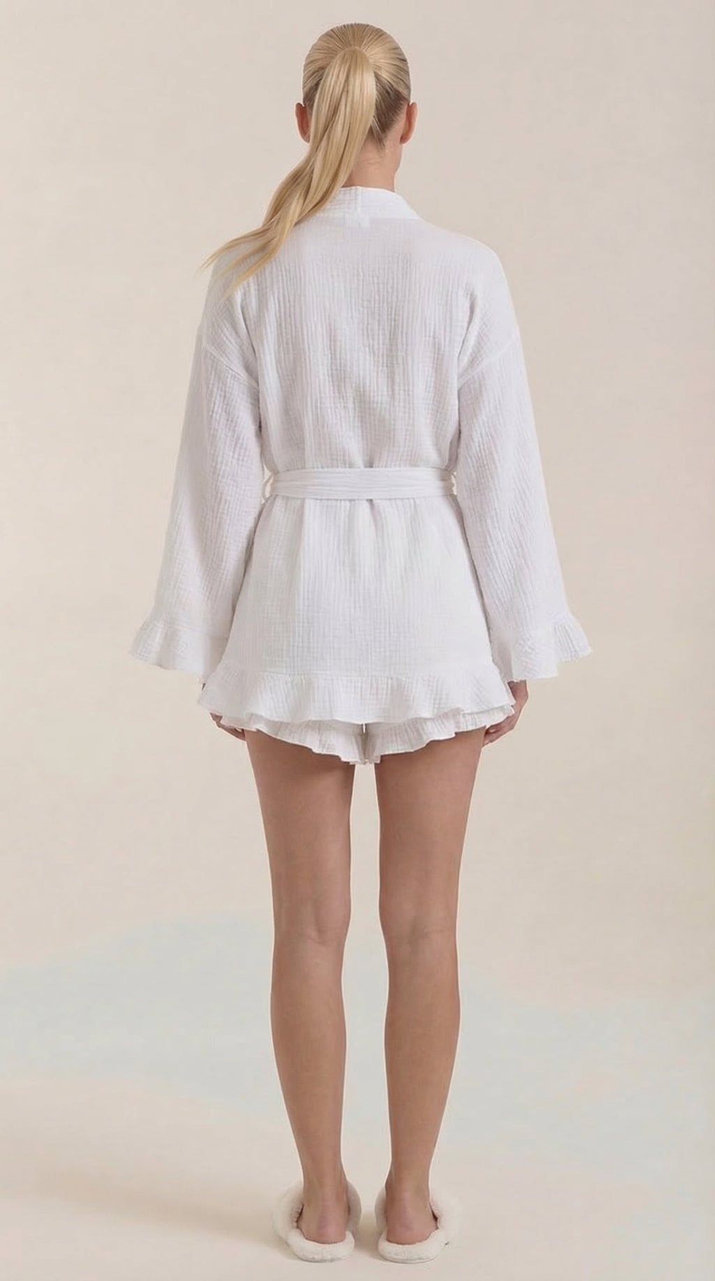 Conjunto de vestido mini cruzado Rebekah
