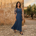 Velmira — Vestido de Gasa Elegante